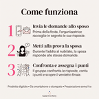 Come funziona il quiz dello sposo Lo conosci davvero per la futura sposa