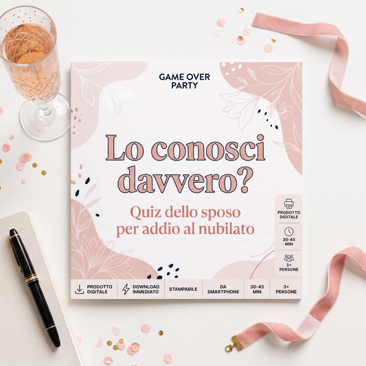 Copertina di Lo conosci davvero, quiz dello sposo per addio al nubilato